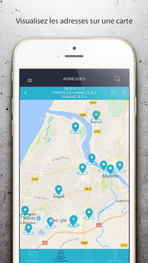 project mobile app Android iOS Ionic Fider - API Symfony - Screen 2